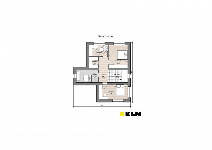 Проект дома КЛМ 159